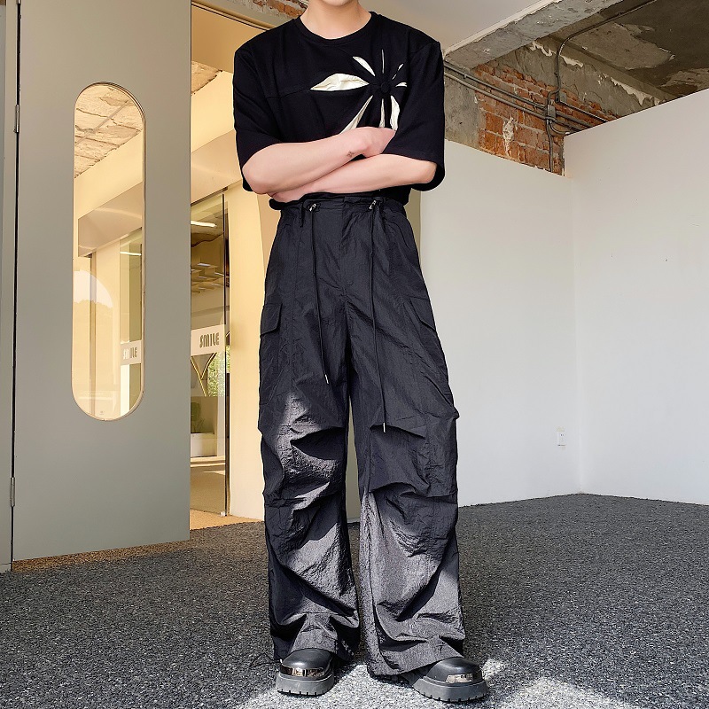 Men's Fashion Loose Silhouette Three-dimensional Casual Pants