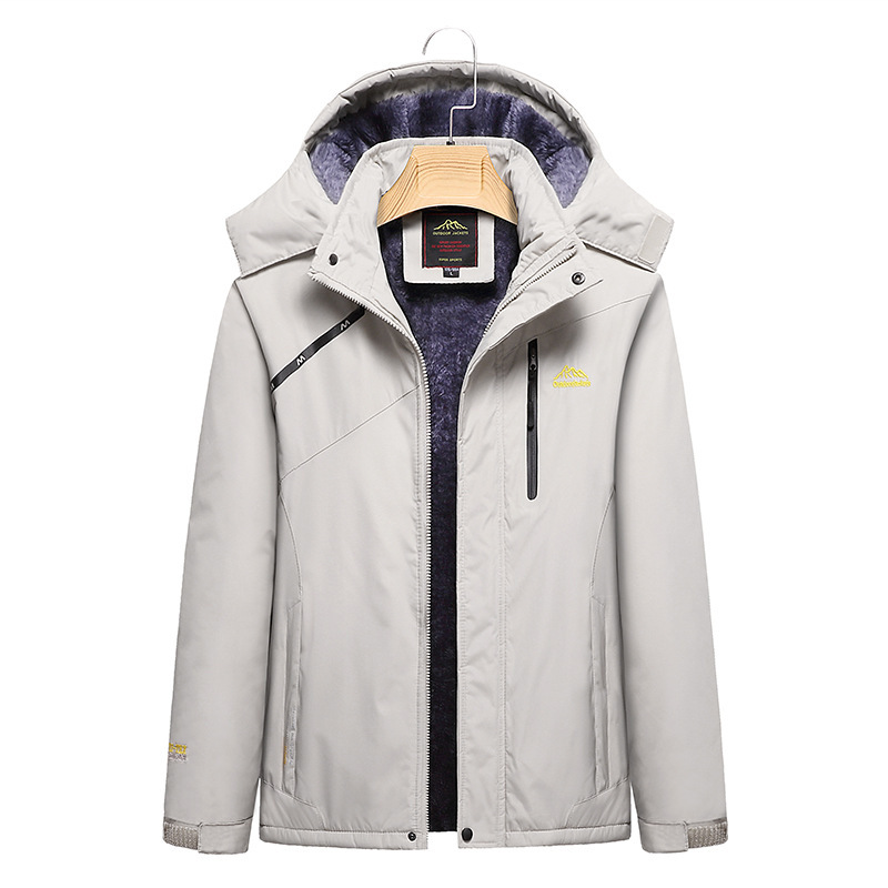 Title 6, Fleece-lined Thickened Outdoor Shell Jacket