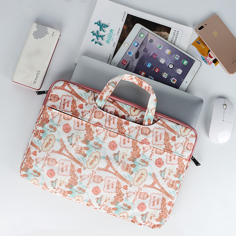 حقيبة داخلية محمولة من القماش للسيدات للدفاتر