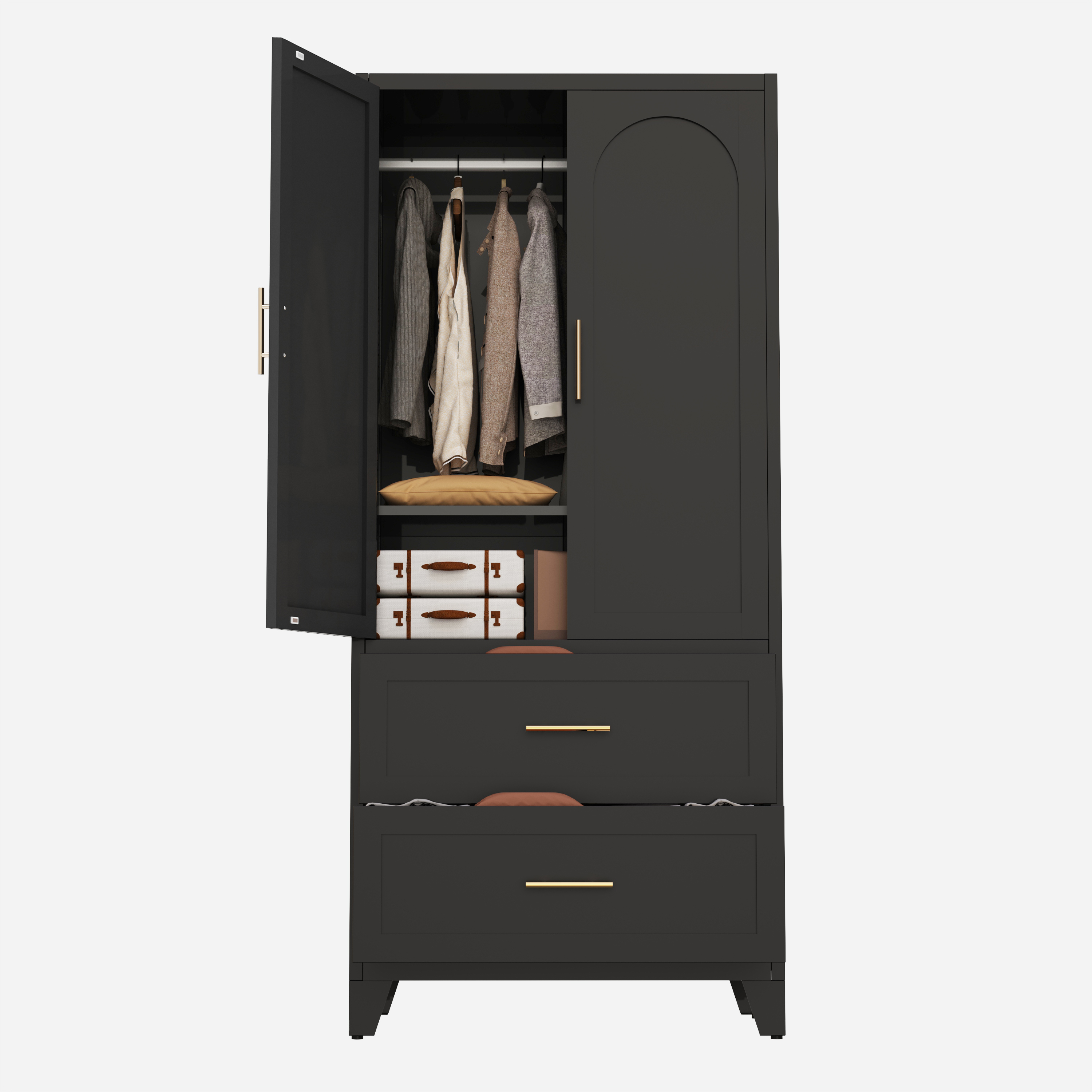 Metal Wardrobe Cabinet, picture 2 of 5
