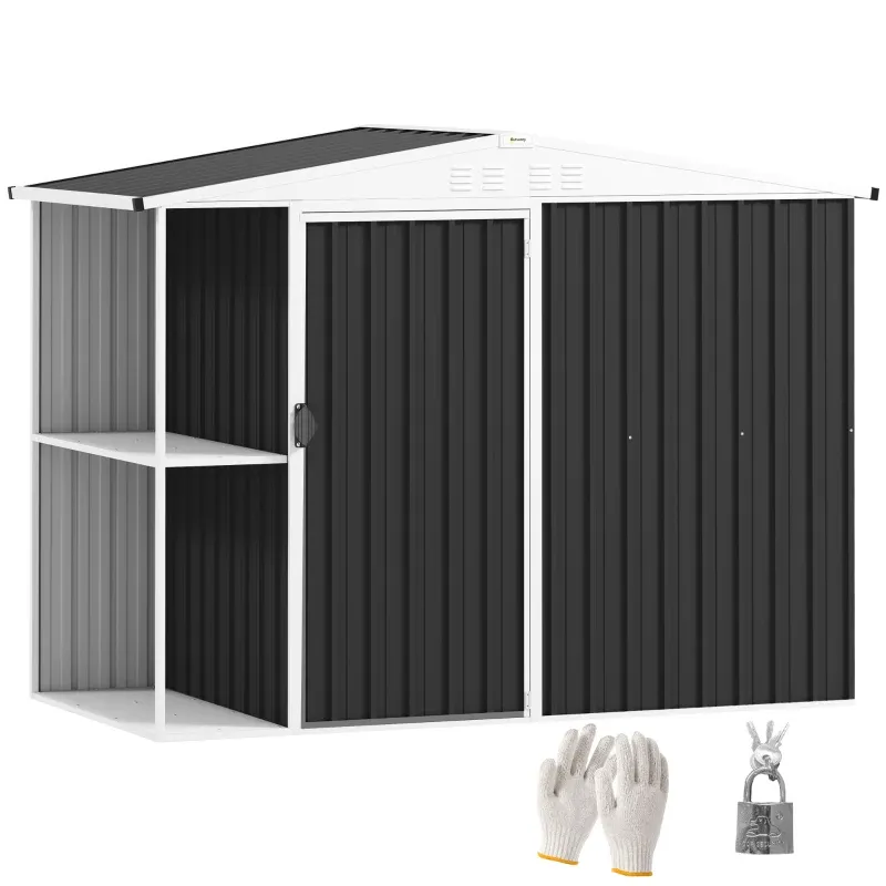 8 X 4ft Outdoor Garden Shed, Metal