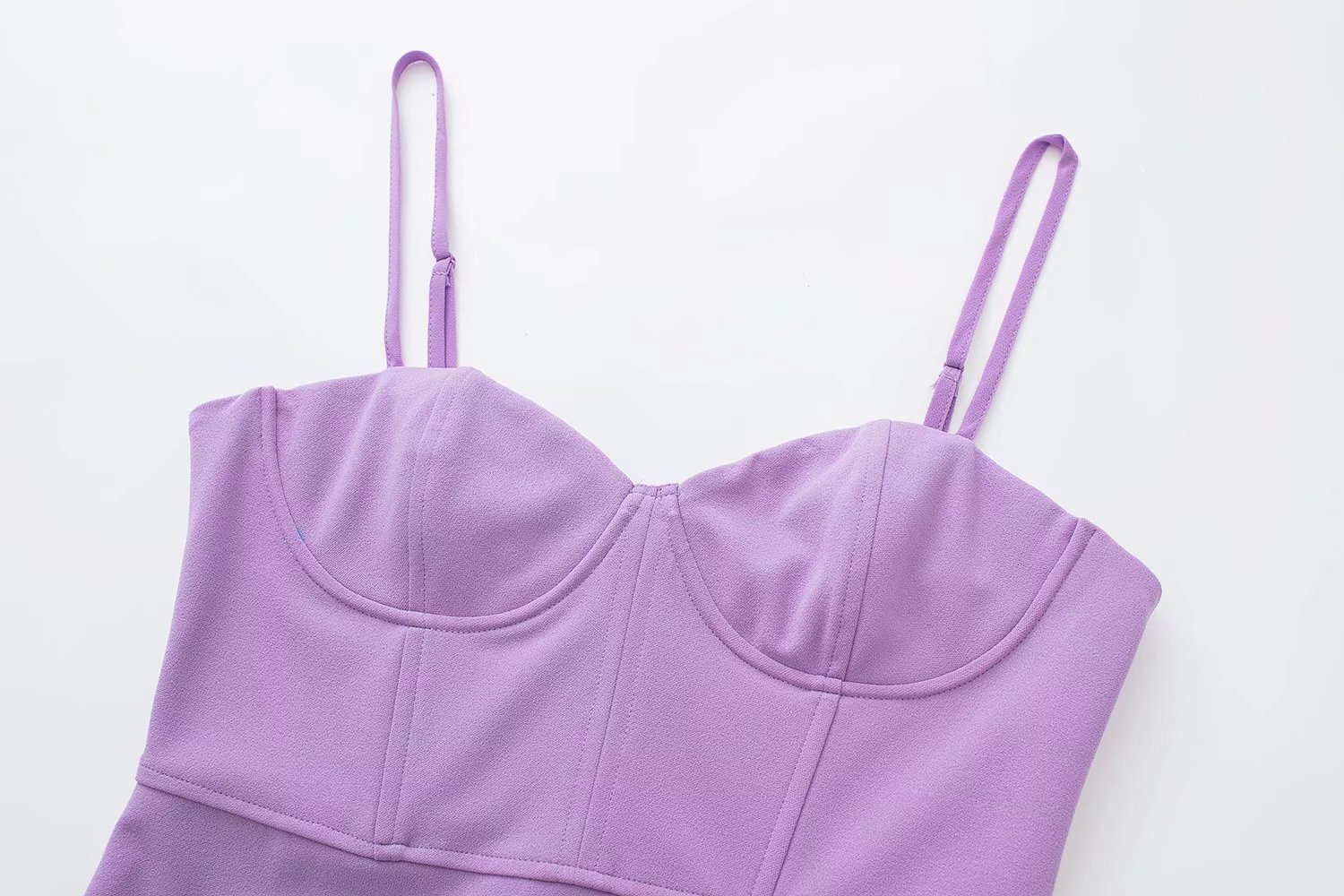 European And American Style High-waisted Tight-fitting Suspender Dress