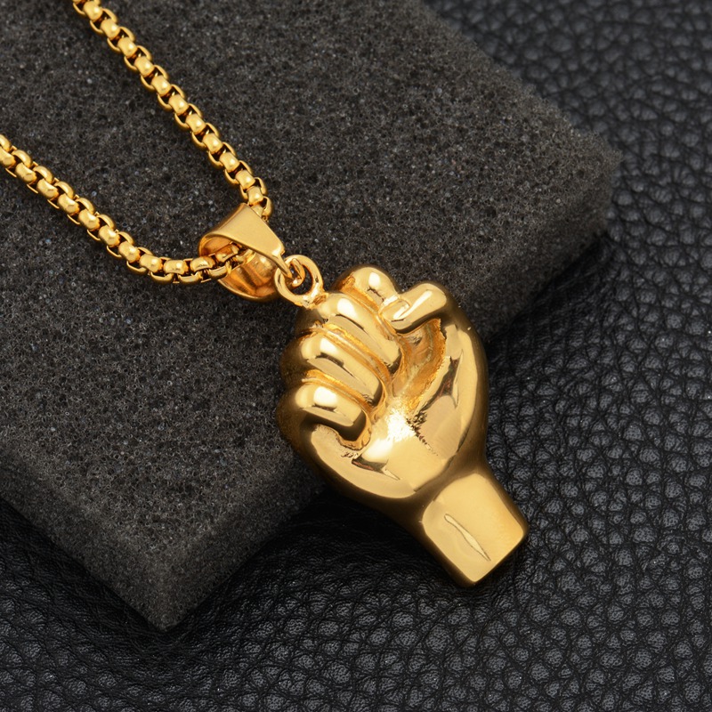 Necklace Pendant Men's And Women's Titanium Steel Long