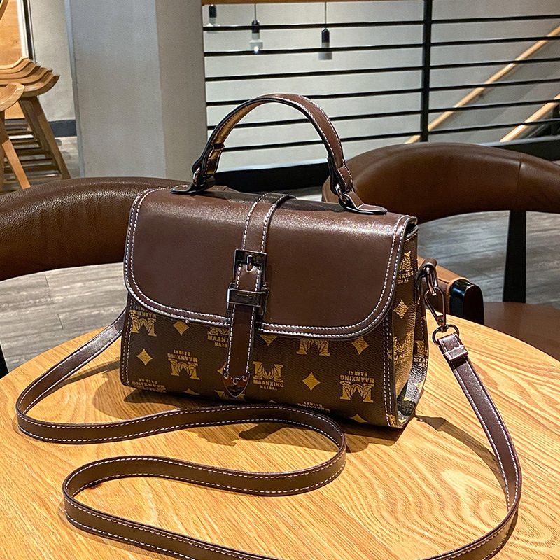 Women's Large capacity Handbag Fashion Shoulder Bag Coffee - Shop at LoveMi