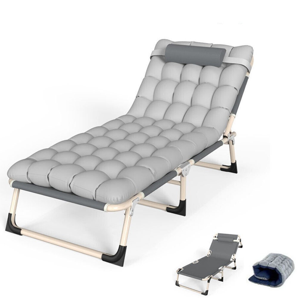 Folding Bed Camping Travel Heavy Duty Foldable Lightweight With Mattress — image 7