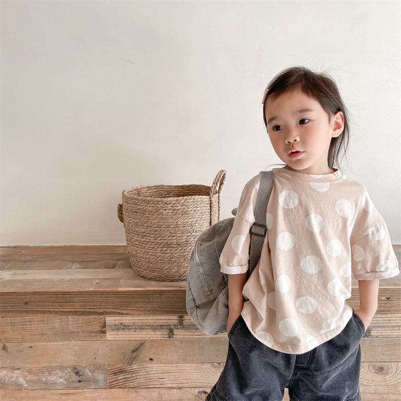 Title 22, T-shirt enfant manches courtes en coton et chan...