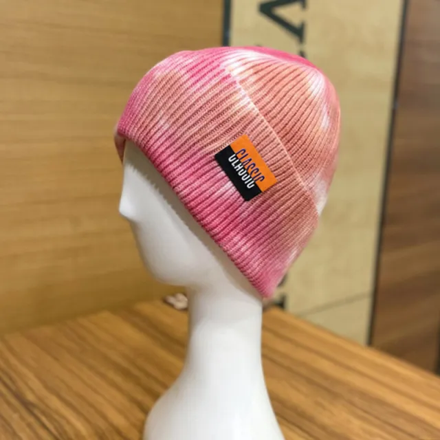 Pad Dyed Letters Knitted Wool Hat Women Style1 - Shop at LoveMi