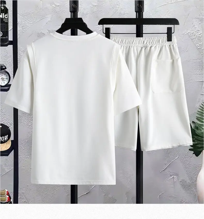 Suit Short Sleeve T-shirt Men's Summer