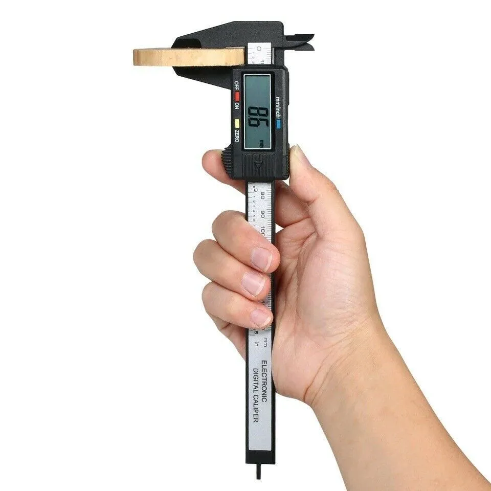 Carbin Fiber Electronic Digital Vernier Caliper Micrometer Guage LCD 6 150mm – image 3