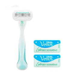 Tool Holder Head Private Parts Leg Hair Armpit Shaving Armpit Hair Knife - Blue - View 1