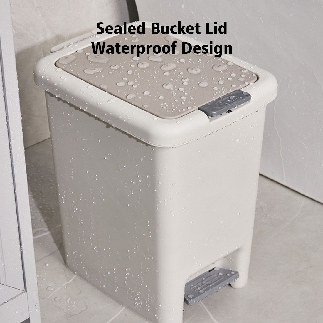 Household Trash Can, Kitchen, Bathroom,toilet, Living Room, With Lid, Foot Pedal