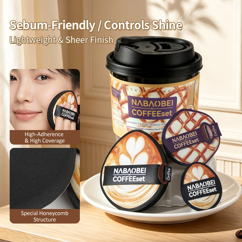 Caramel Macchiato Series Ultra-Soft Creamy Touch Sponge Combo  3Pcs Per Pack — foto 10