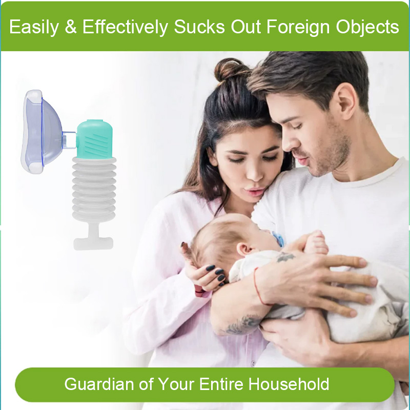 Manual Airway Obstruction First Aid Device - Emergency Choking Rescue Suction Tool For Adults & Kids 4
