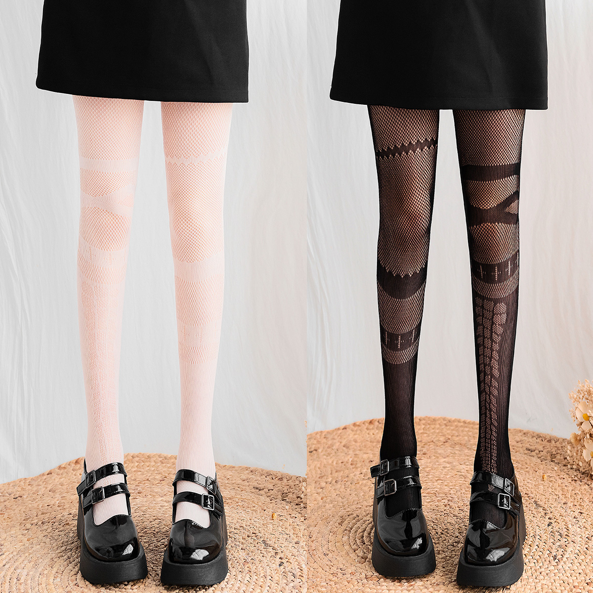 Hard Girl Punk Fishnet Tights Pantyhose Handsome