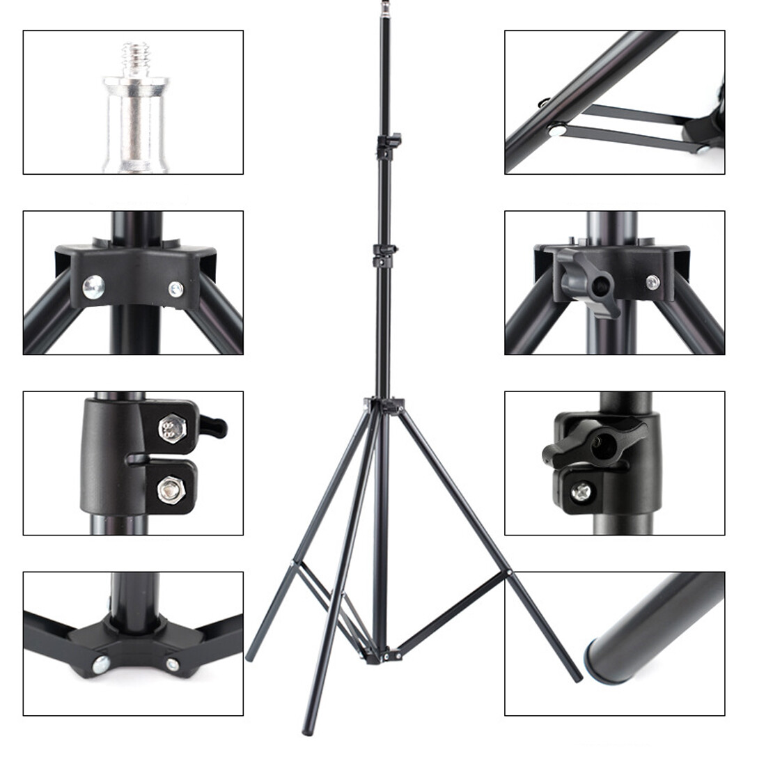 NEW 79 2m Tablet Floor Stand Tripod Stable Phone Holder Mount 4-10.6 Smartphone — image 2