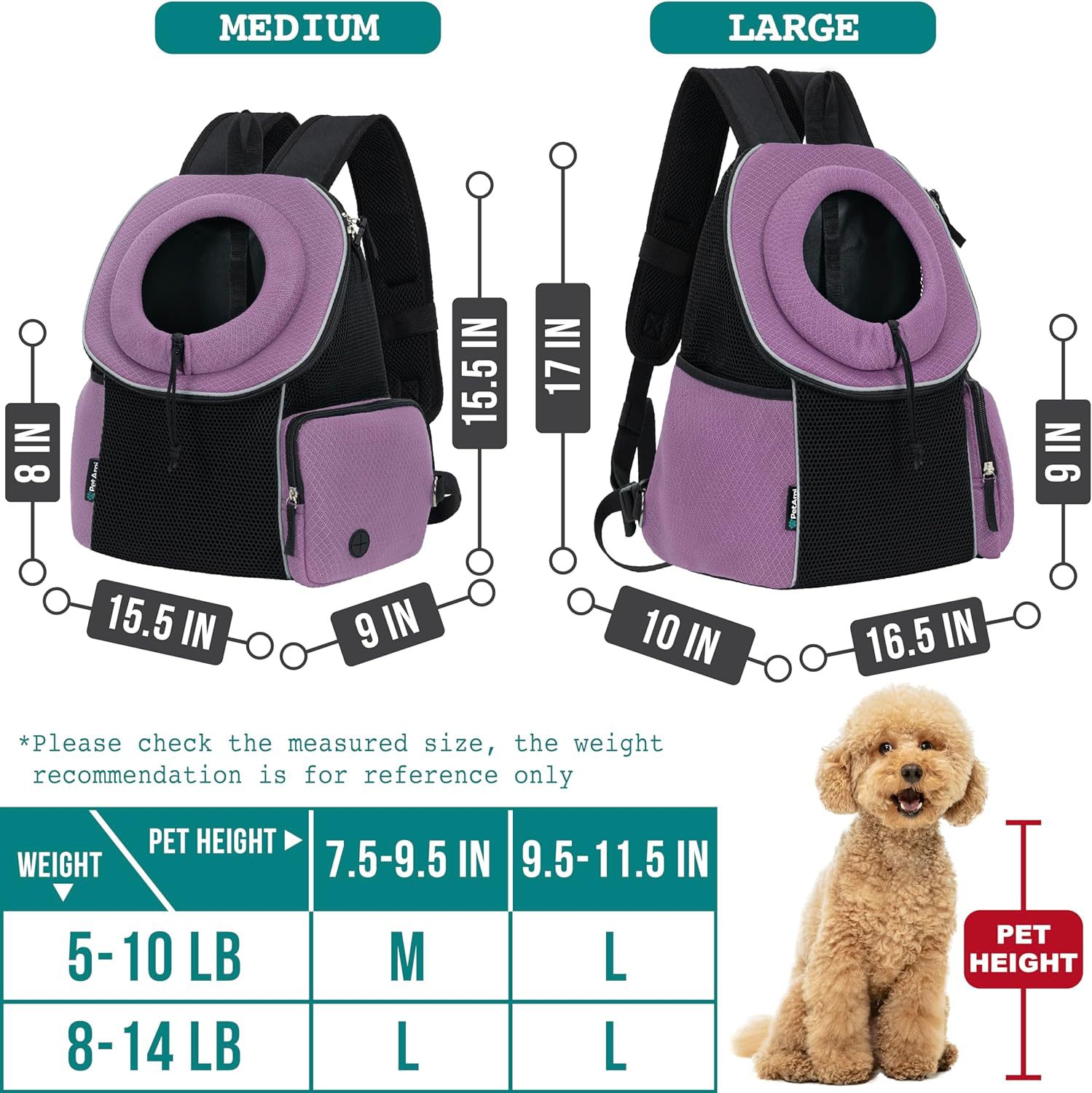 Title 1, Pet Dog Carrier Bag Carrier For Dogs Backpack P...