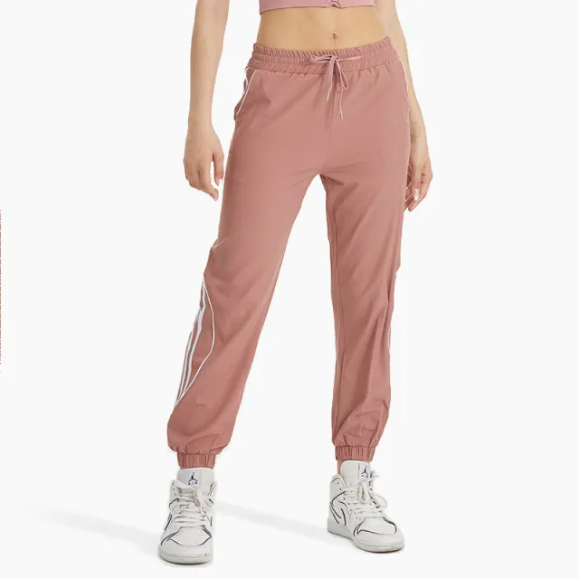 Loose Running Sports Pants Are Thin High waisted Stretchy And Quick drying Pink - Shop at LoveMi