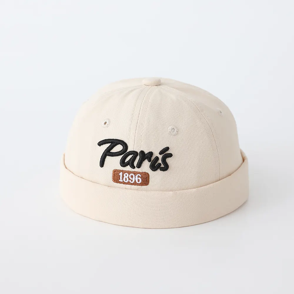 Children's Solid-color, 3D Embroidered, Adjustable Trendy Style