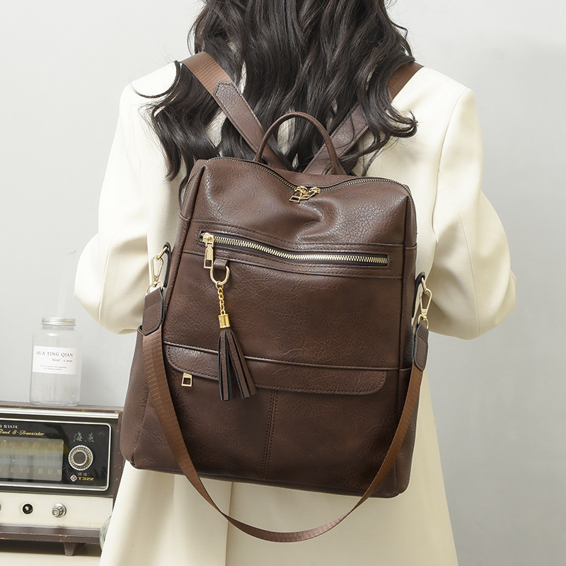 Title 1, Damen Rucksack im Retro-Stil Schlichtes Design ...