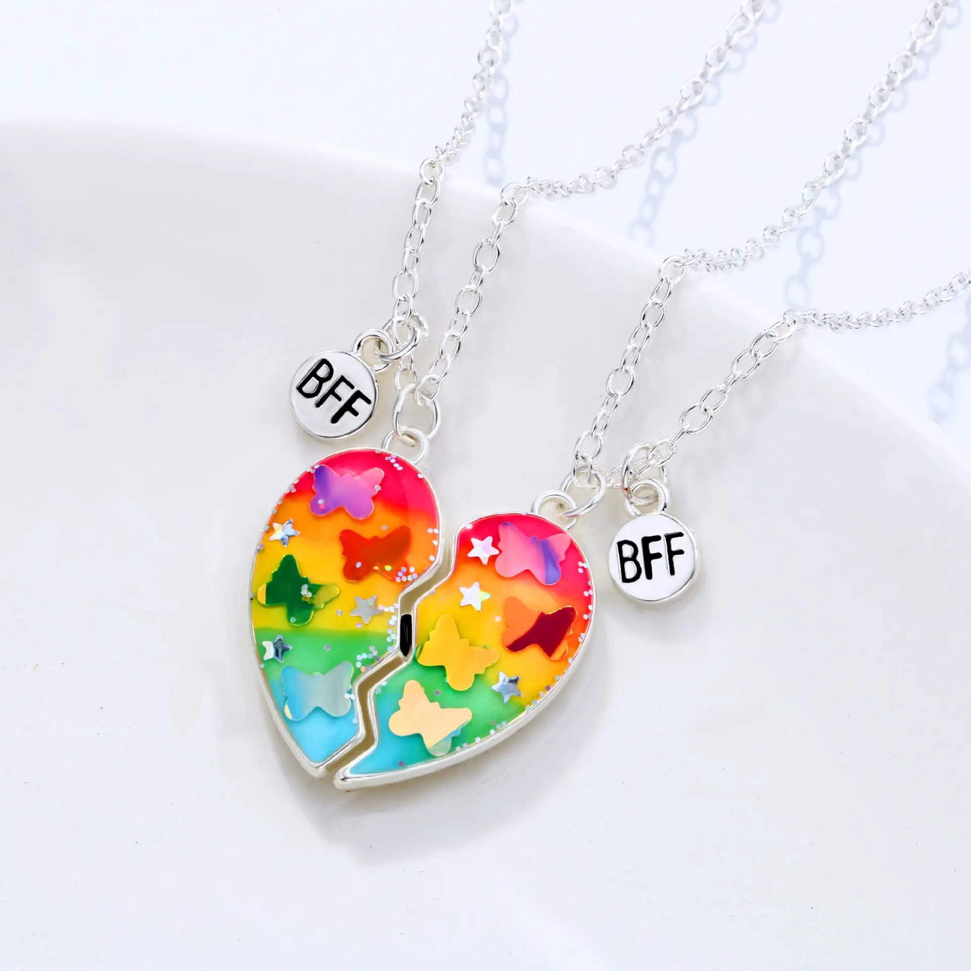 Children's Cartoon Dripping Oil And Powder Necklace
