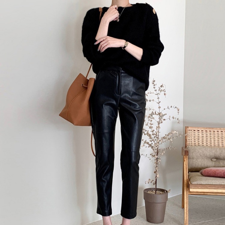 Title 5, Ladies Fashion Personality High Waist Skinny Pants