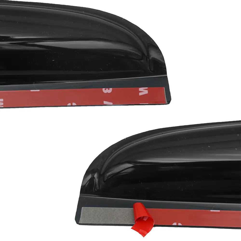 Tape-on Windows Visors Deflector Sun Rain Guard For Kenworth C500 W900 T800