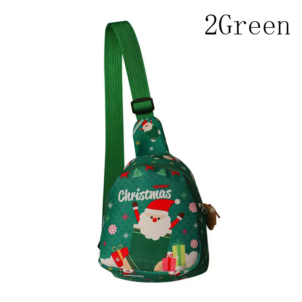 Christmas Purse Cute Sling Backpack Green - Shop at LoveMi