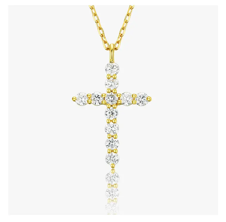 Women's Diamond Cross Necklace