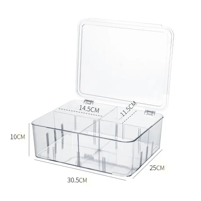 Room Transparent Refrigerator Storage Box Drawer Type Fresh keeping Dumpling Box Food grade Multi function A29 - Shop at LoveMi