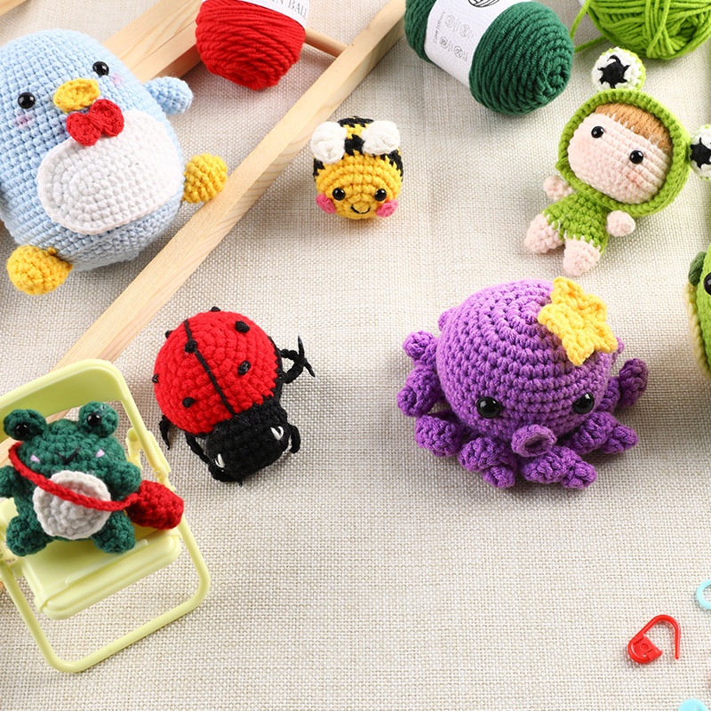 Ladybug Crochet Kit for Beginners