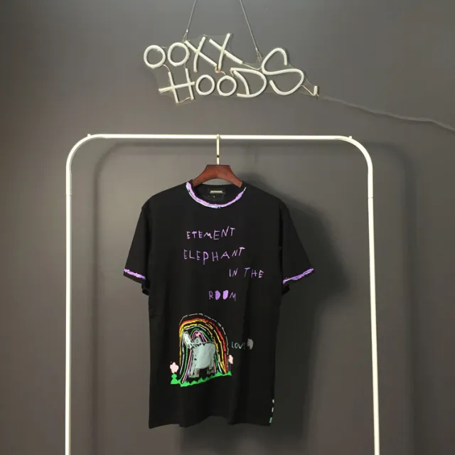 All match Fashion Half sleeved Tee Short sleeved T shirt For Men And Women Black - Shop at LoveMi