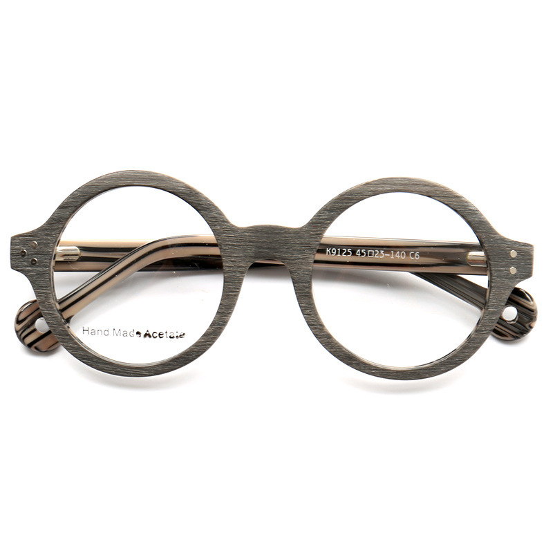 Title 5, Fashion Personality Wood Stripe Glasses Frame