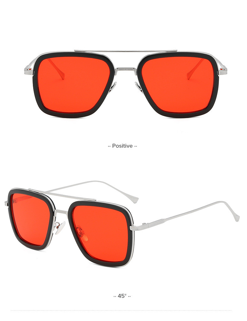 Title 4, European And American Square Polarized Sunglasses