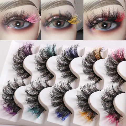 Fashion High Color Fried Curly Eyelashes