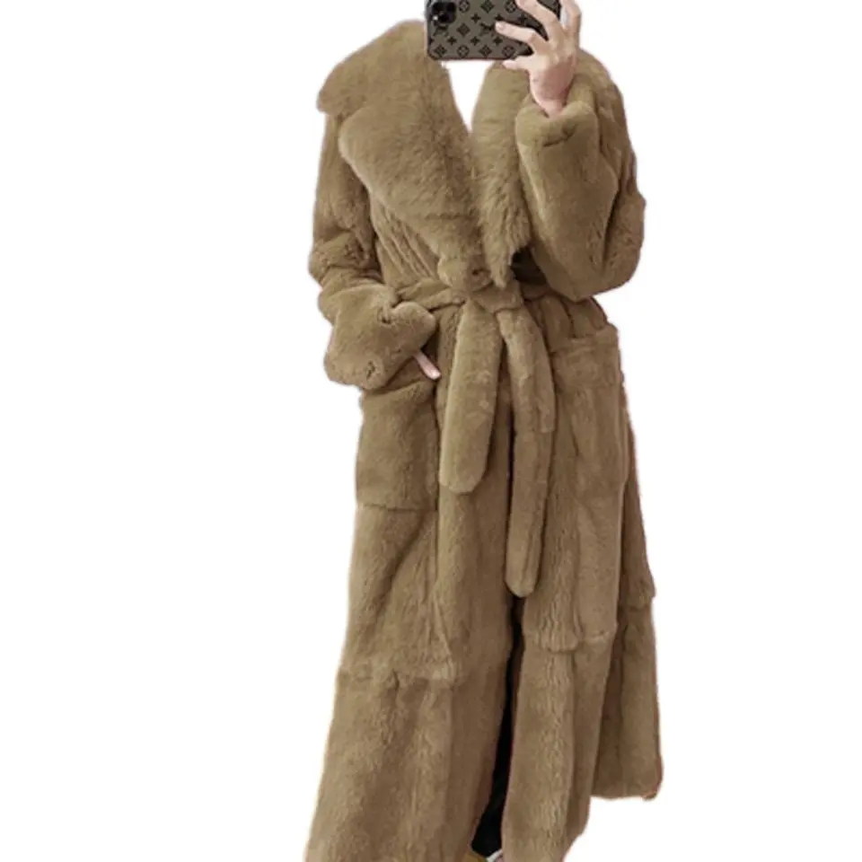 Faux Fur Coat Women's Mid-length