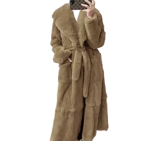 Faux Fur Coat Women's Mid-length