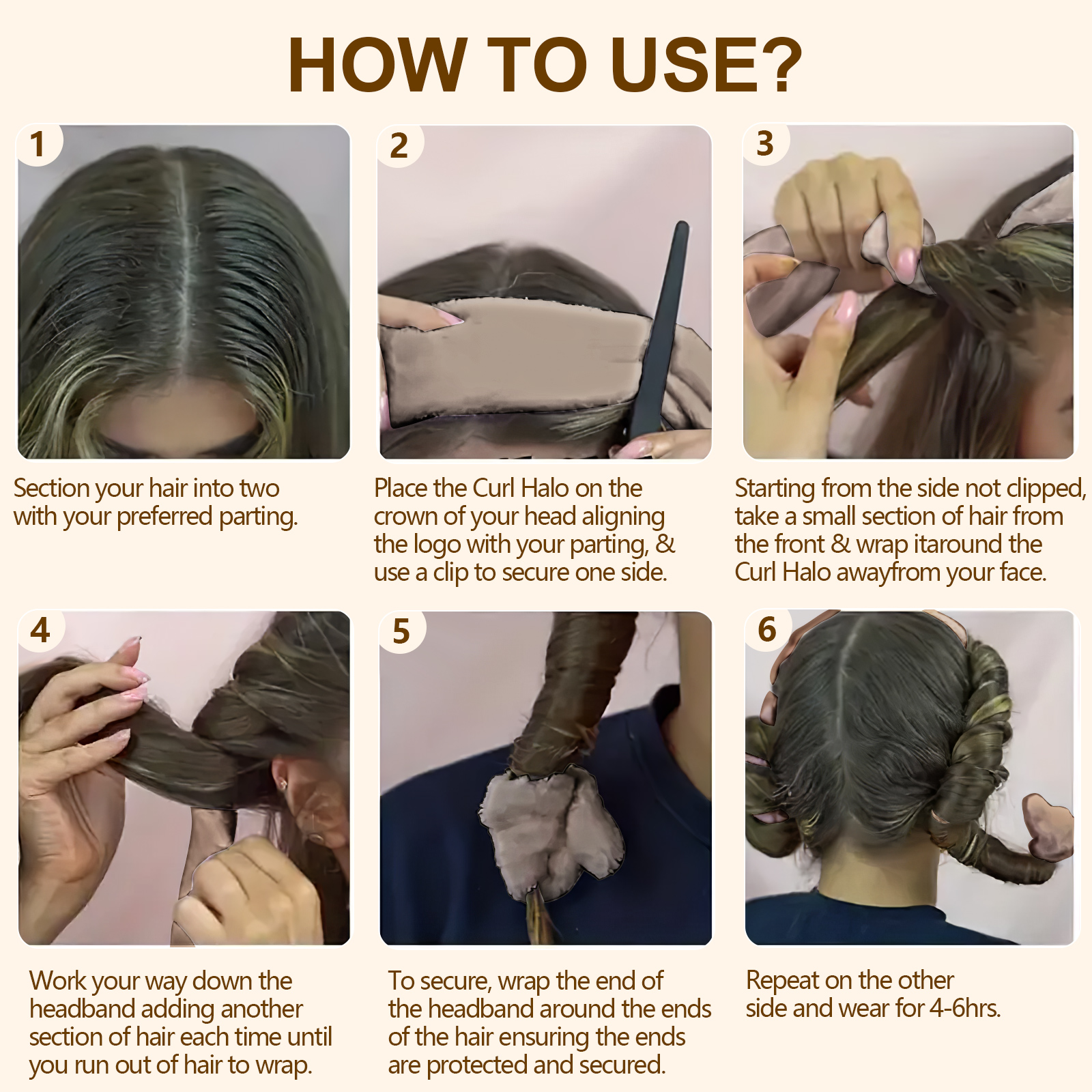 Satin Heatless Hair Curler, Lazy Natural Soft Wave DIY Heatless Curls For Sleep In Overnight, For All Hair Types 43