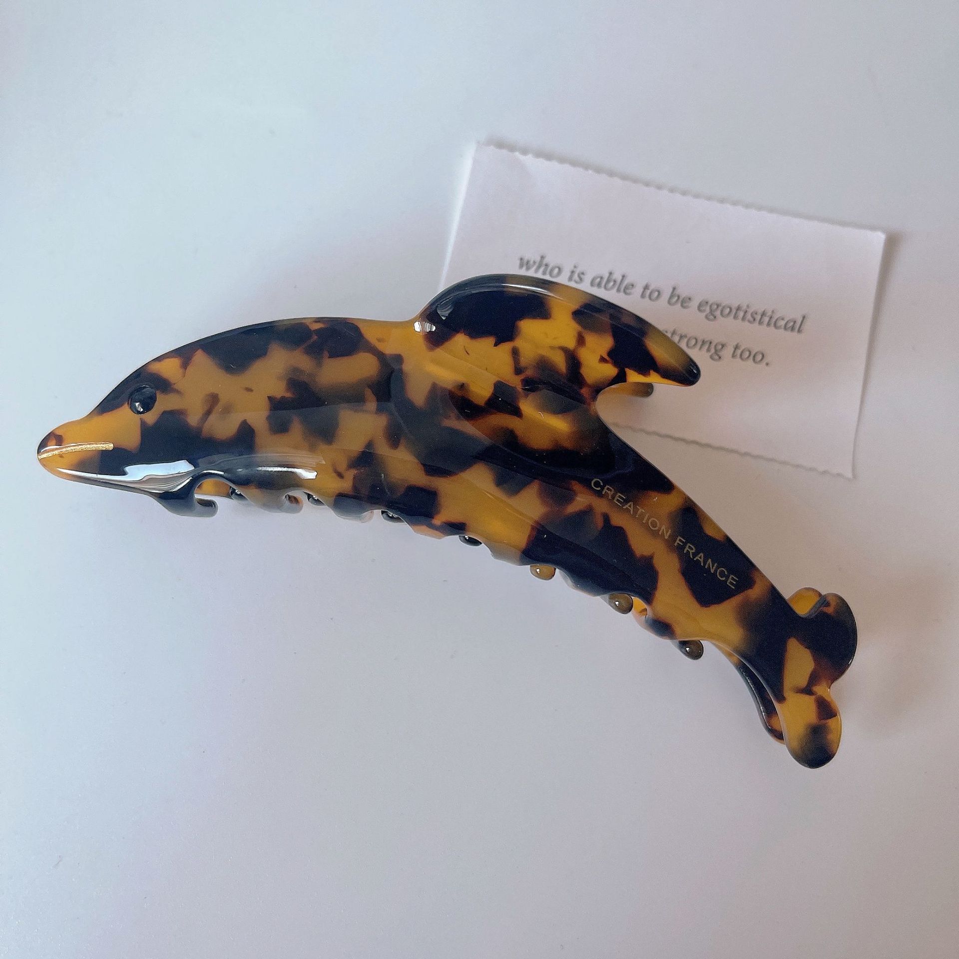 Japan And Korea Acetic Acid Hairpin Niche Leopard Print - Shop at LoveMi