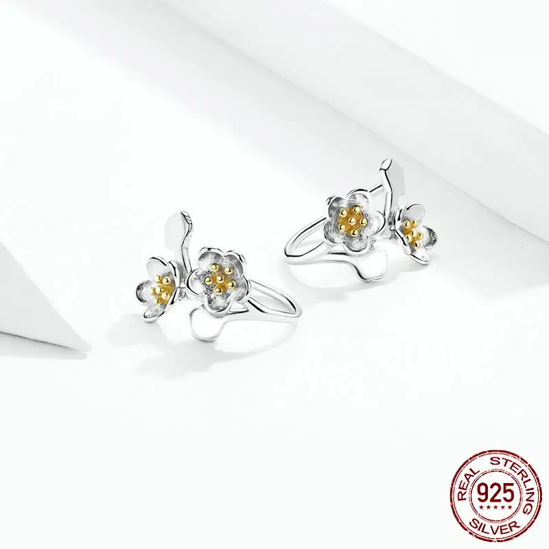 925 Sterling Silver Earrings Are Simple Personalized Fashionable