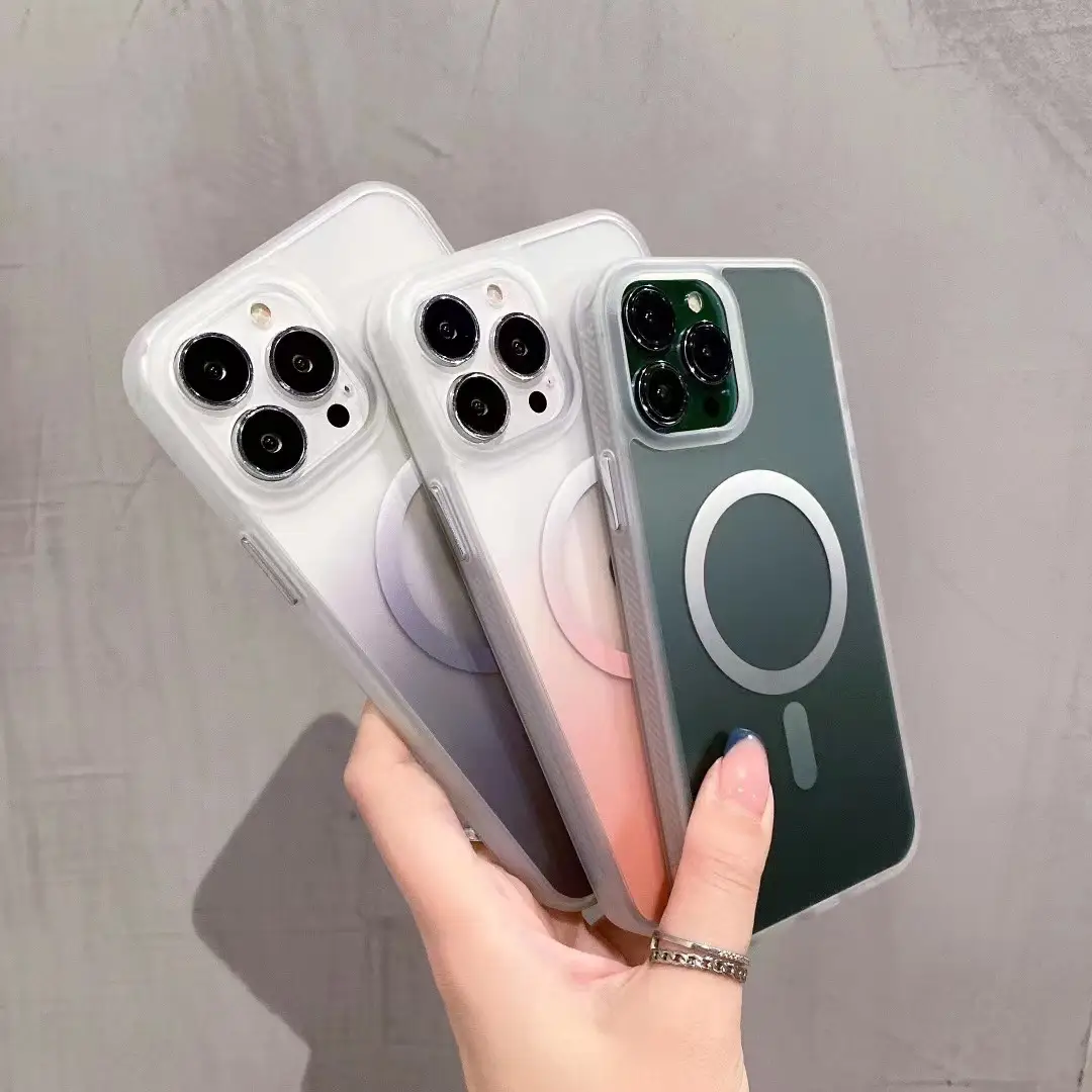 Wireless Magnetic Attraction Of Gradually Changing Mobile Phone Case