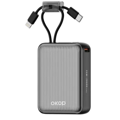 KP-724 20000mAh High-Capacity Power Bank With Digital Display Fast Charging 3C Certified Factory Stock Available