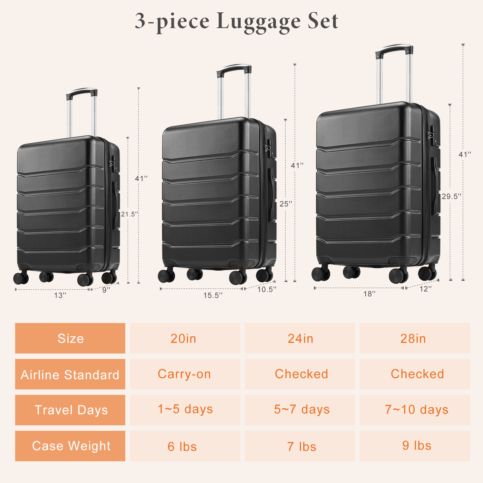 20-28 Inch Luggage Compartment - Image 12