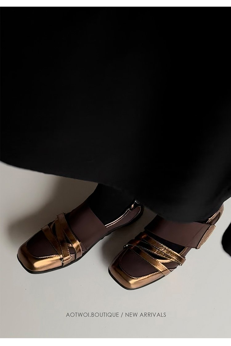 Faux Leather Ballet Flats, picture 3 of 5