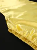 One Shoulder Balloon Puff Sleeve Cropped Blouse view 2