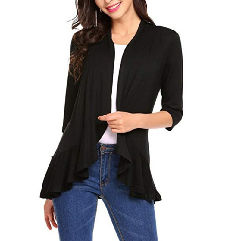 Autumn New Hot Sale Solid Color Cardigan Top