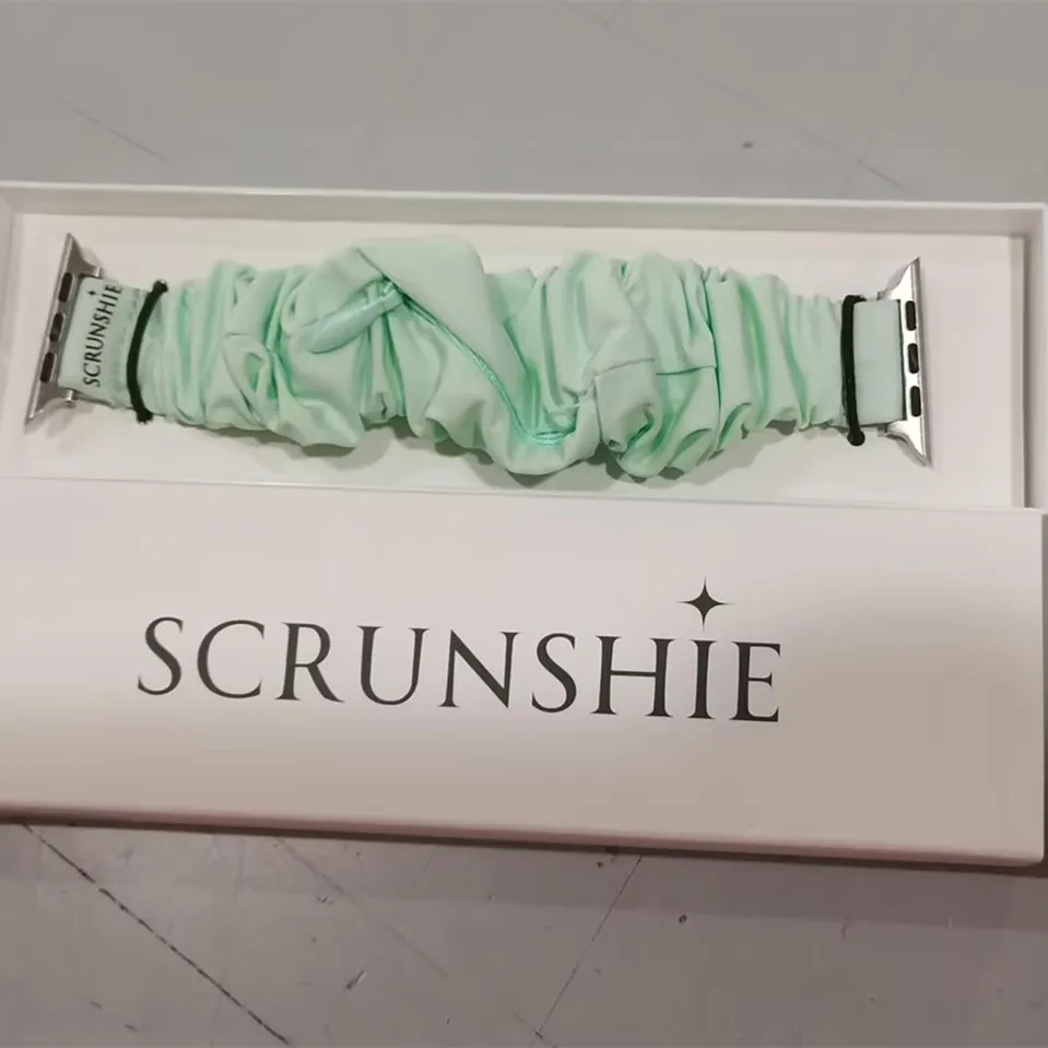 Scrunchie Watch With Pocket  Hidden Zipper Pocker