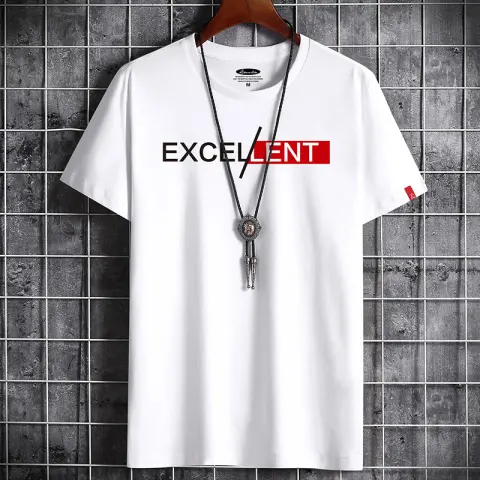 Cotton Summer Men's Short-sleeved T-shirt Bottoming Shirt Top Clothes