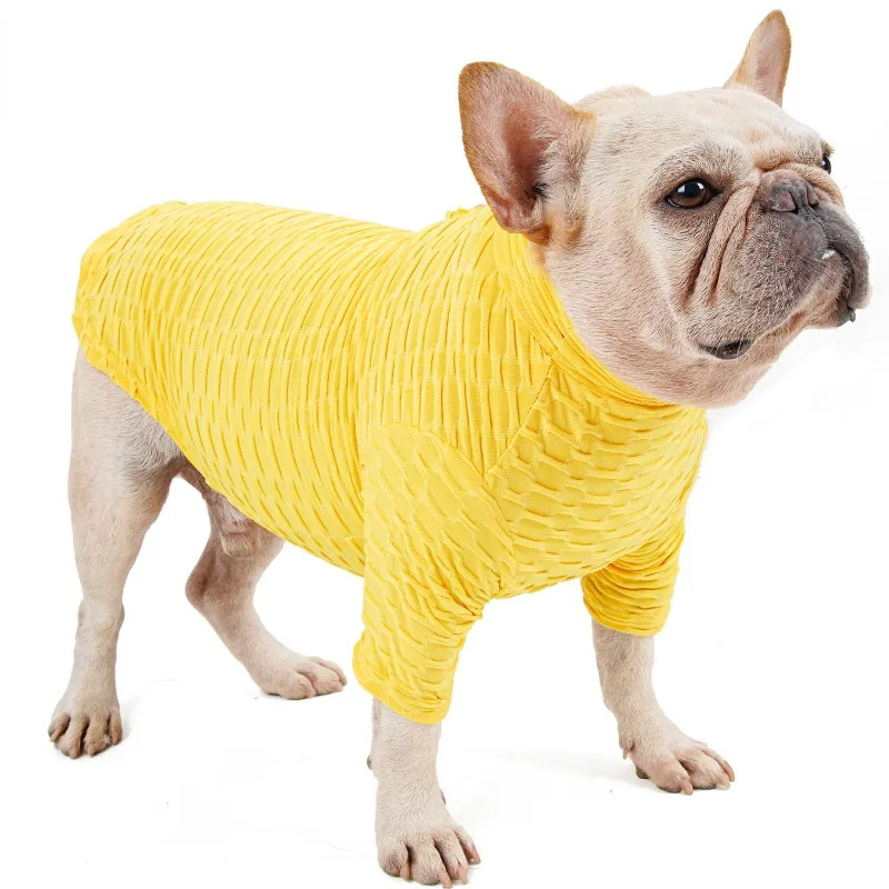 Pet Clothes Autumn Winter High Necked Bottoming Shirt Super