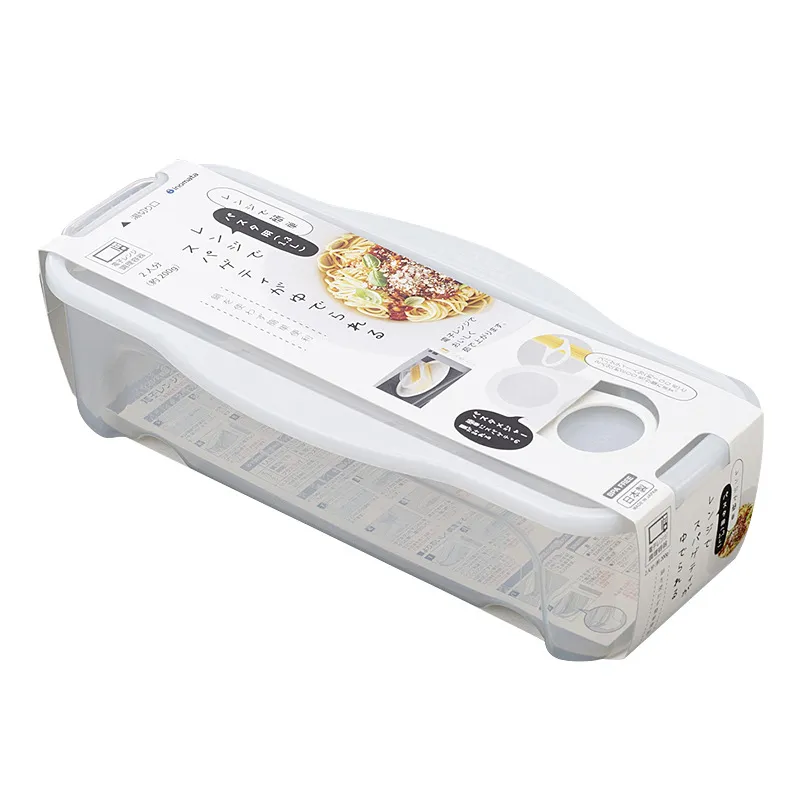 Household Kitchen Heating Box Student Work Rectangular Steamed Pasta Box - White