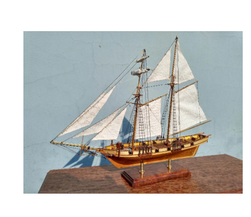 DIY Boat Model Kit Wooden Antique Boat Building Kit 2
